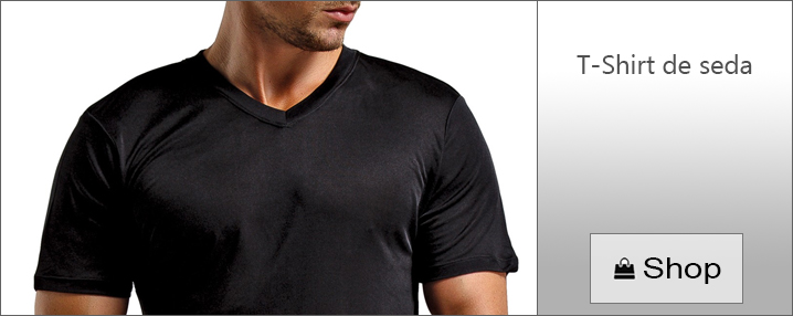 T-shirt de seda para hombre inSilk